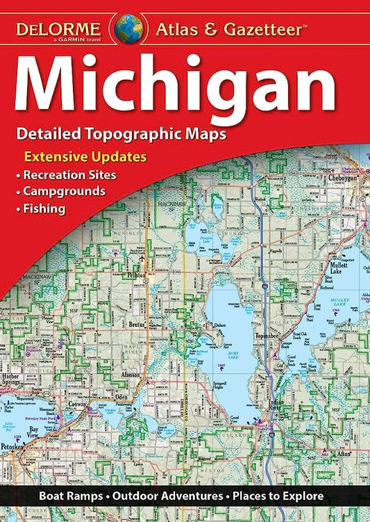 DeLorme Atlas and Gazetteer Michigan