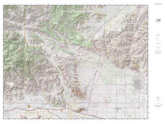 Mission Creek Preserve MyTopo Explorer Series Map Image