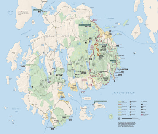 Mount Desert Island Map Image