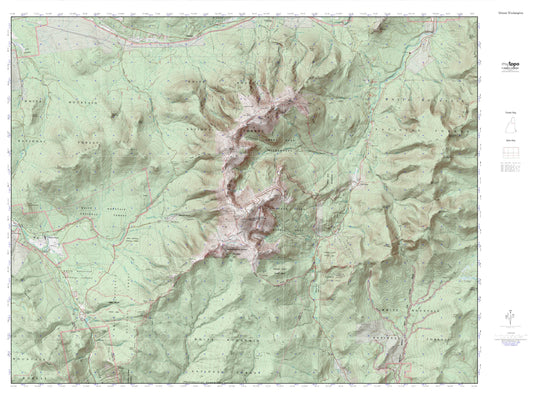 Mount Washington MyTopo Explorer Series Map Image