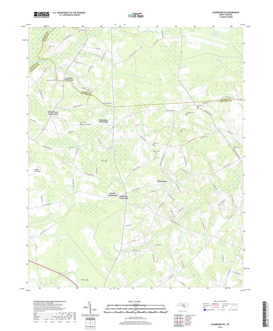 Chadbourn NE North Carolina US Topo Map Image