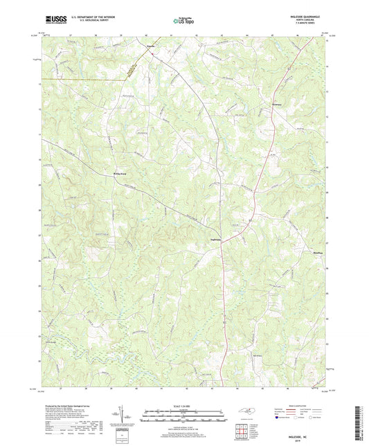 Ingleside North Carolina US Topo Map Image