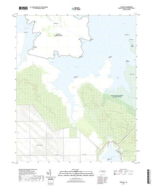 Long Bay North Carolina US Topo Map Image