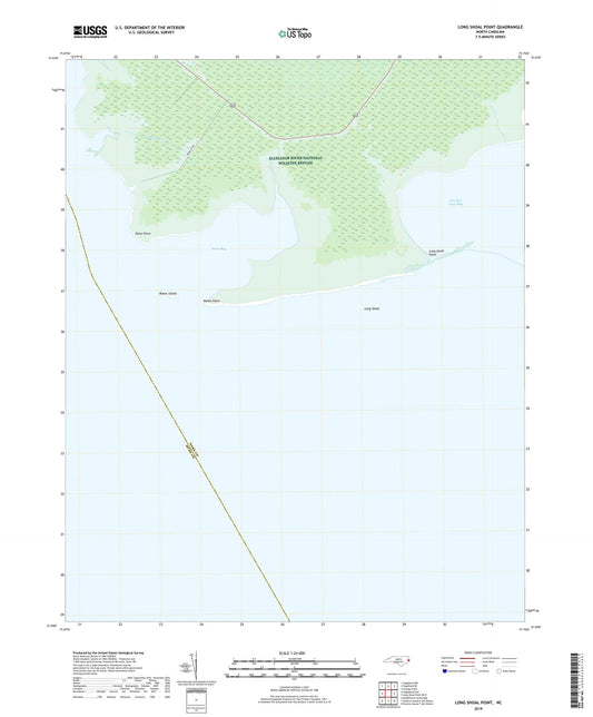 Long Shoal Point North Carolina US Topo Map Image