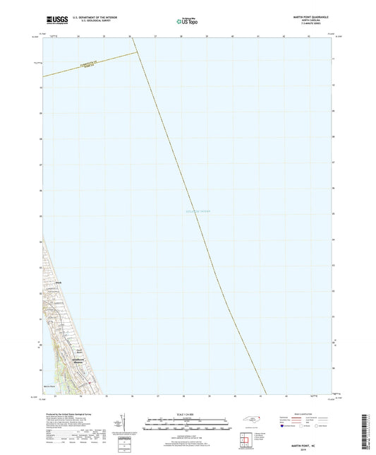 Martin Point North Carolina US Topo Map Image