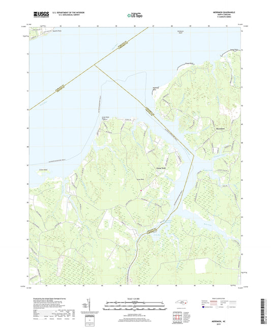Merrimon North Carolina US Topo Map Image
