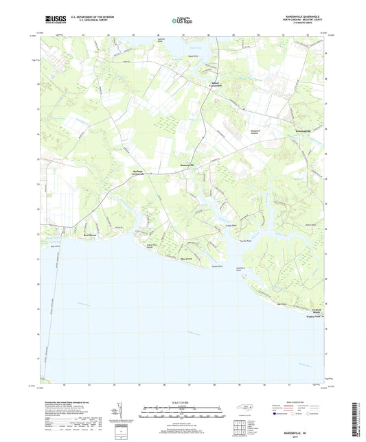 Ransomville North Carolina US Topo Map Image