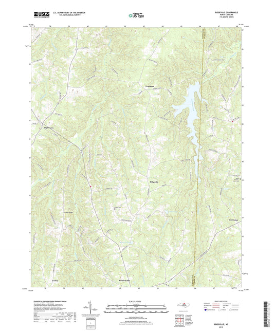 Ridgeville North Carolina US Topo Map Image