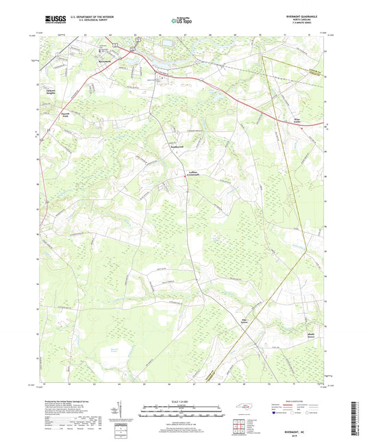 Rivermont North Carolina US Topo Map Image