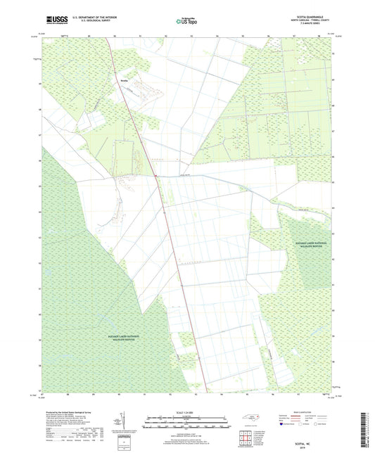 Scotia North Carolina US Topo Map Image