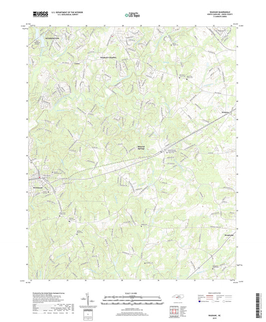 Waxhaw North Carolina US Topo Map Image