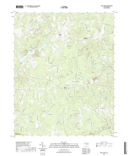 White Cross North Carolina US Topo Map Image