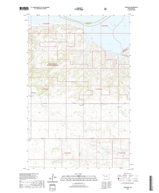 Charlson North Dakota US Topo Map Image