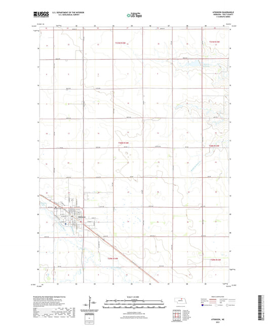 Atkinson Nebraska US Topo Map Image