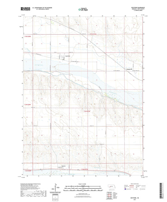 Keystone Nebraska US Topo Map Image