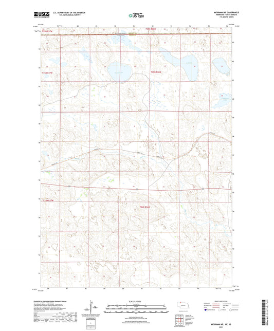 Merriman NE Nebraska US Topo Map Image