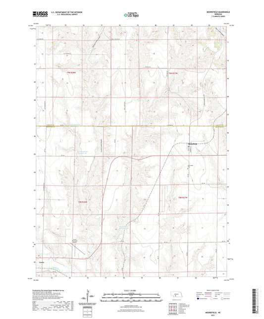 Moorefield Nebraska US Topo Map Image