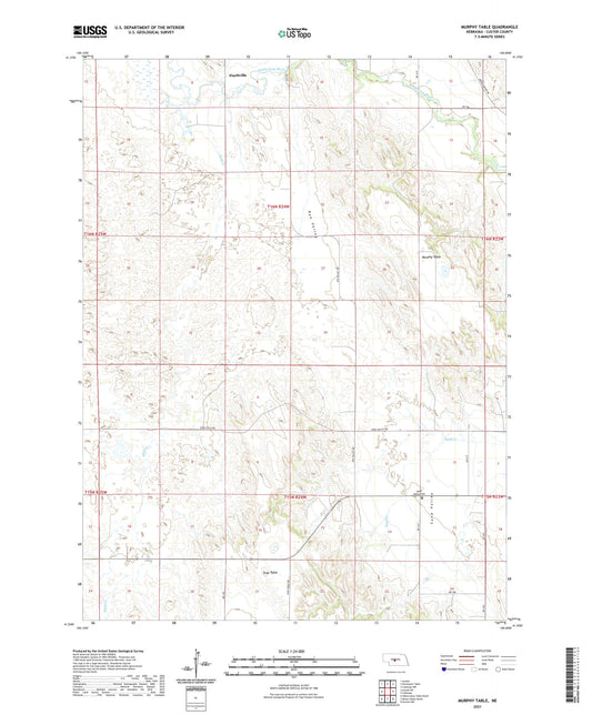 Murphy Table Nebraska US Topo Map Image