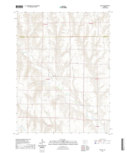 Quick SE Nebraska US Topo Map Image