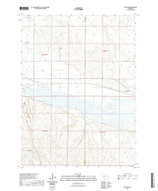 Ruthton Nebraska US Topo Map Image
