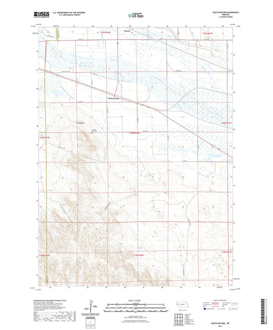 South Bayard Nebraska US Topo Map Image