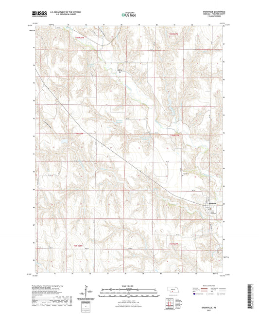 Stockville Nebraska US Topo Map Image