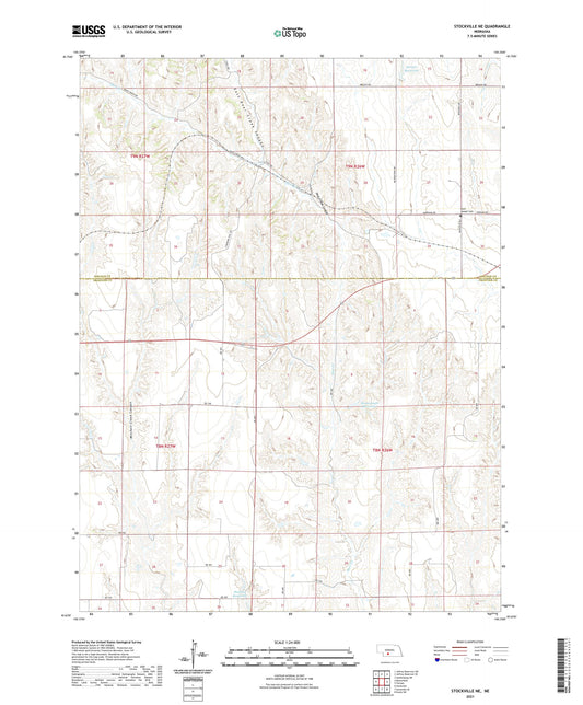 Stockville NE Nebraska US Topo Map Image
