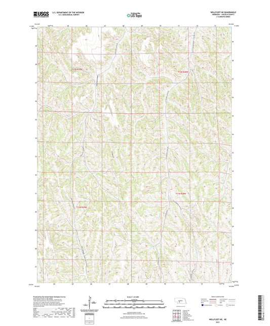 Wellfleet NE Nebraska US Topo Map Image