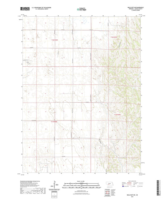 Wellfleet NW Nebraska US Topo Map Image