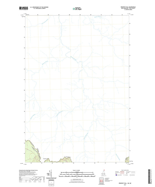 Prospect Hill New Hampshire US Topo Map Image