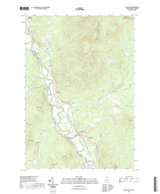Stratford New Hampshire US Topo Map Image