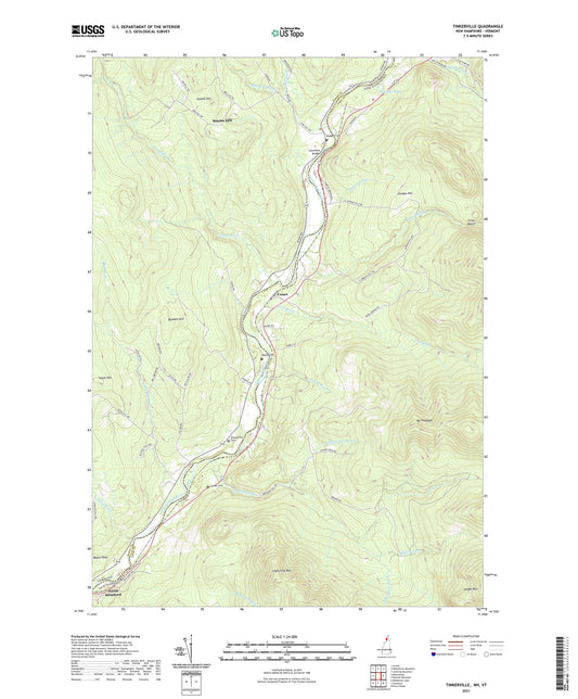 Tinkerville New Hampshire US Topo Map Image
