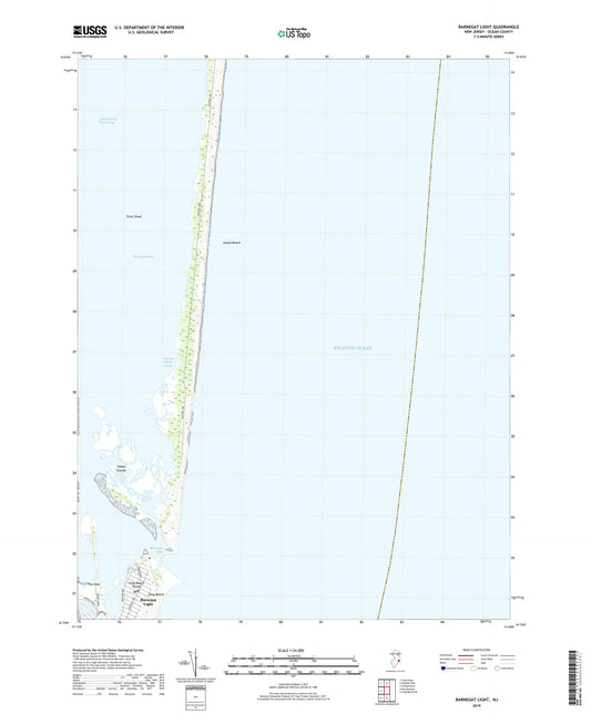 Barnegat Light New Jersey US Topo Map Image