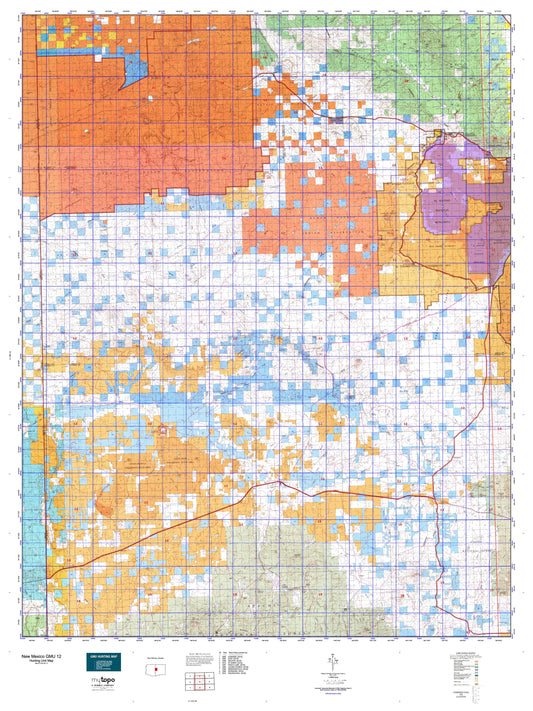 New Mexico GMU 12 Map Image