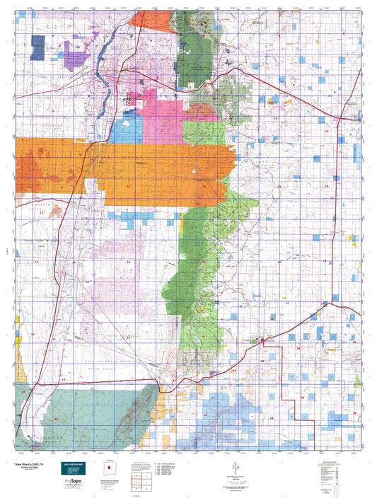 New Mexico GMU 14 Map Image