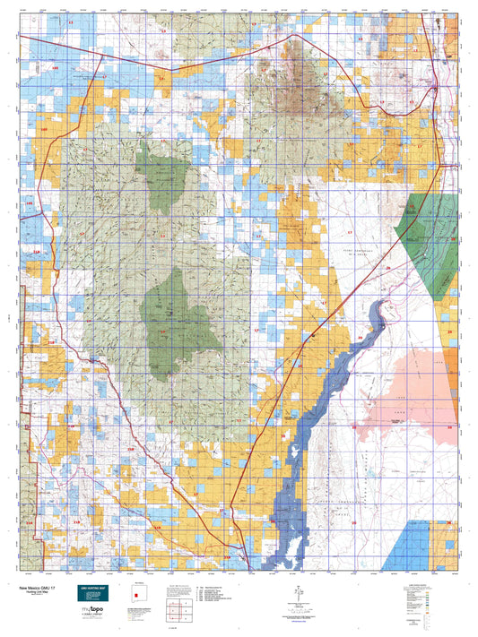 New Mexico GMU 17 Map Image