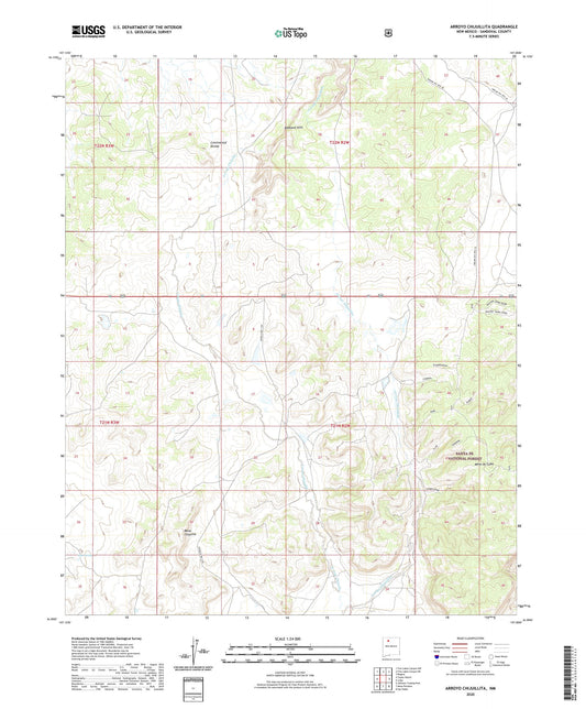 Arroyo Chijuillita New Mexico US Topo Map Image