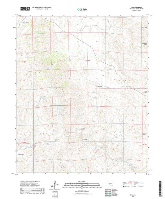 Chise New Mexico US Topo Map Image
