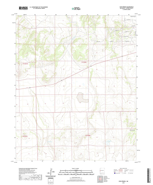 Cow Springs New Mexico US Topo Map Image
