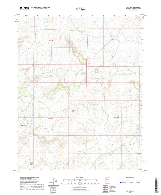 Deer Mesa New Mexico US Topo Map Image