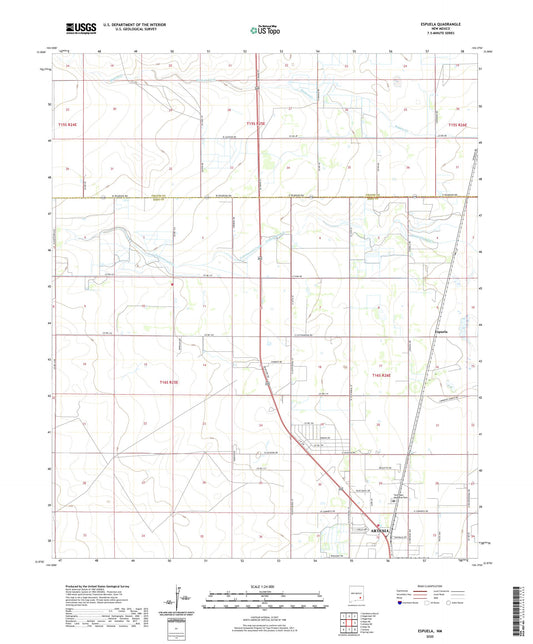Espuela New Mexico US Topo Map Image