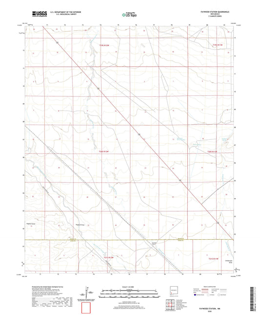 Faywood Station New Mexico US Topo Map Image