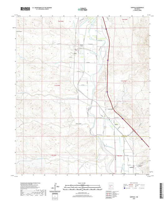 Garfield New Mexico US Topo Map Image
