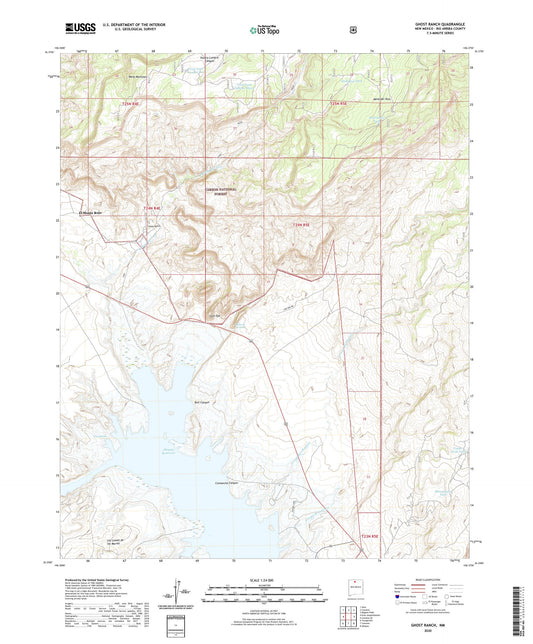 Ghost Ranch New Mexico US Topo Map Image
