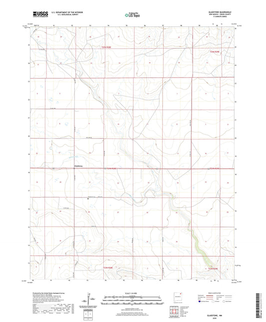 Gladstone New Mexico US Topo Map Image