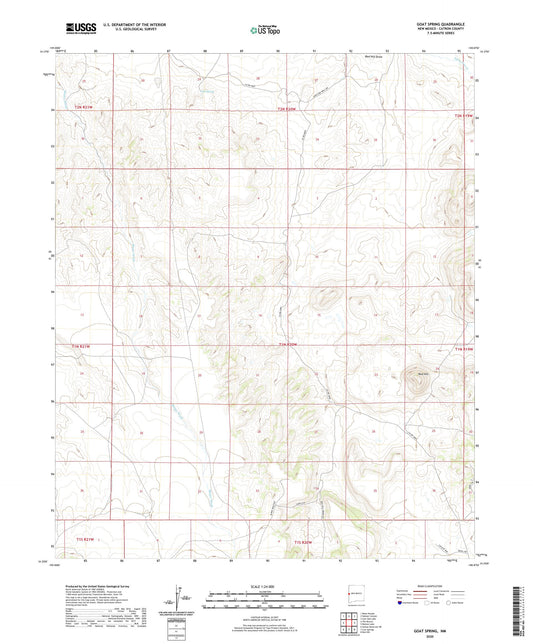 Goat Spring New Mexico US Topo Map Image