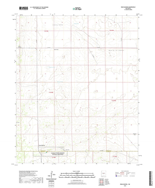 Gran Quivira New Mexico US Topo Map Image