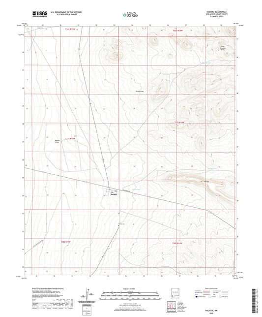 Hachita New Mexico US Topo Map Image