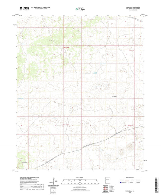 La Rendija New Mexico US Topo Map Image