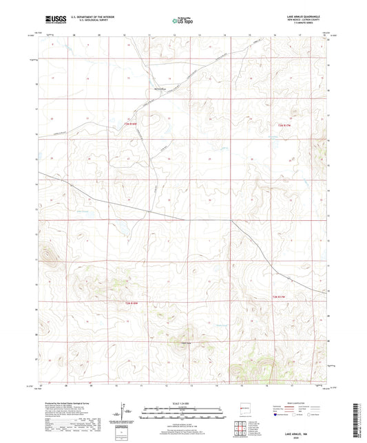 Lake Armijo New Mexico US Topo Map Image